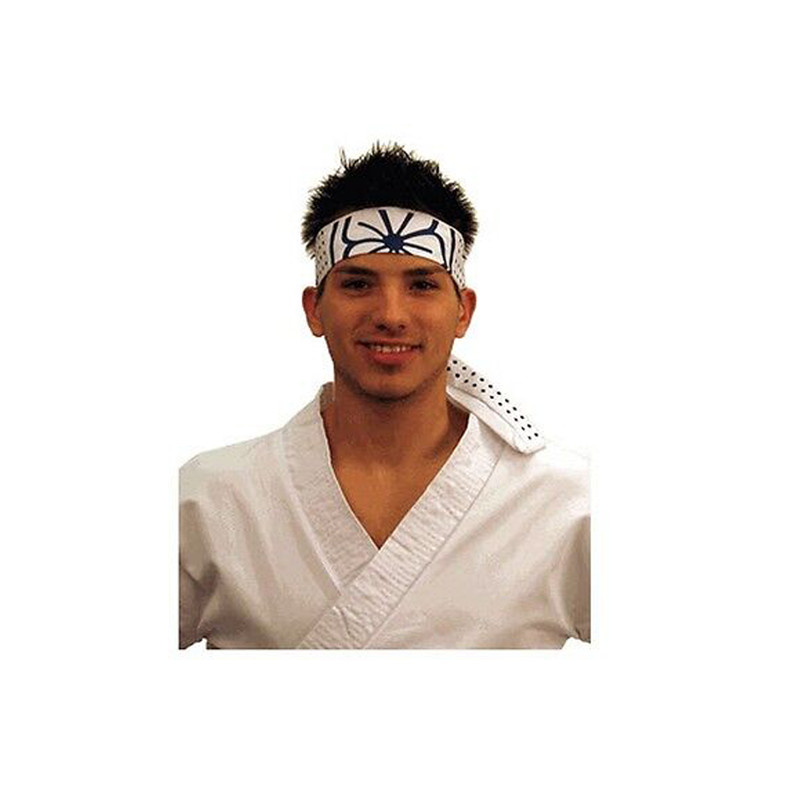 Karate Kid Movie Headband Miyagi Daniel Larusso Lotus Flower Hachimaki Head Band gallery