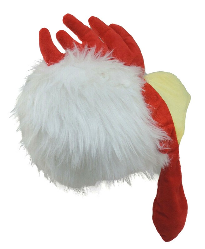 Rooster Chicken Bird Beak Plush Costume Mask Hat gallery