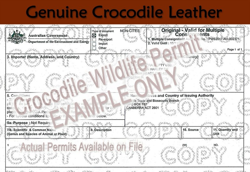 【oZtrALa】CROCODILE Leather HAT BAND Mens AUSTRALIAN Outback DUNDEE Cowboy Aussie gallery