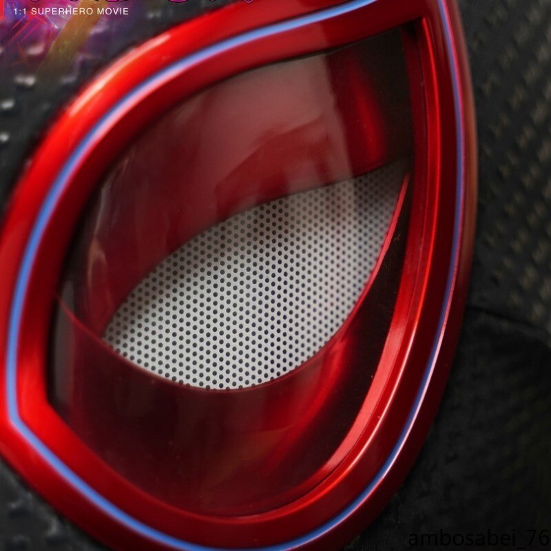 Spiderman Miles AUTO Light-up Eyes Mask Ring Remote Control Wink Gifts US Spot gallery