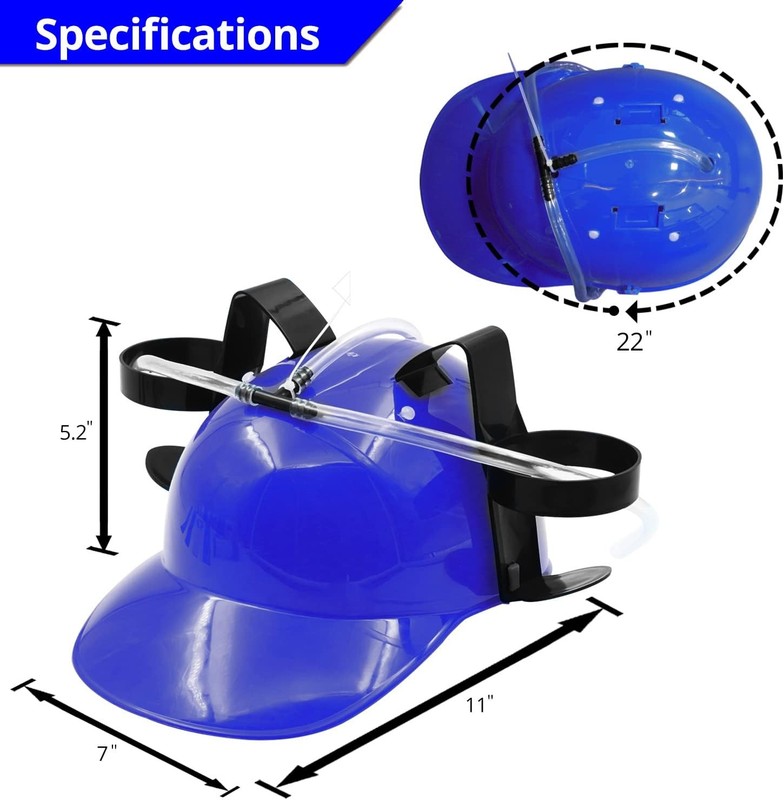 Drinking Helmet - Can Holder Cap Drinker Favor Hat Party Fun Beverage Gadgets gallery