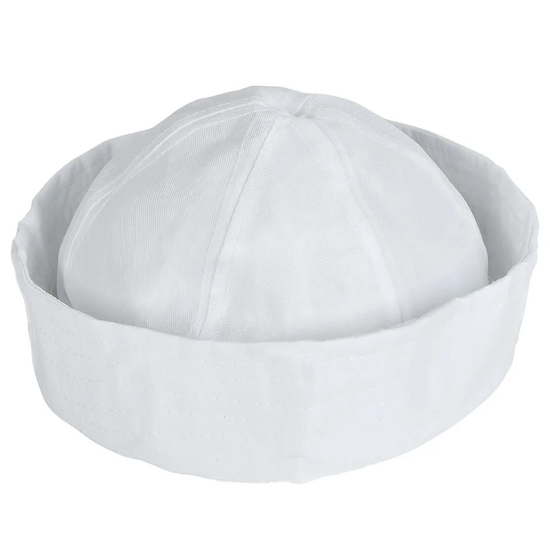 Large White Sailor Hat (10 Inch) Adult Large Nautical Costume Accessory gallery