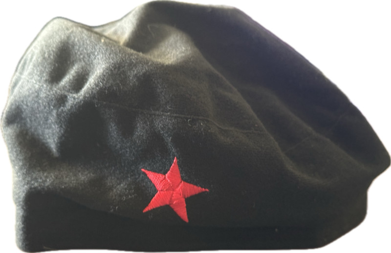 Red Star Beret Black Hat Halloween Costume Che Guevara Cap Russian Soviet Adult gallery