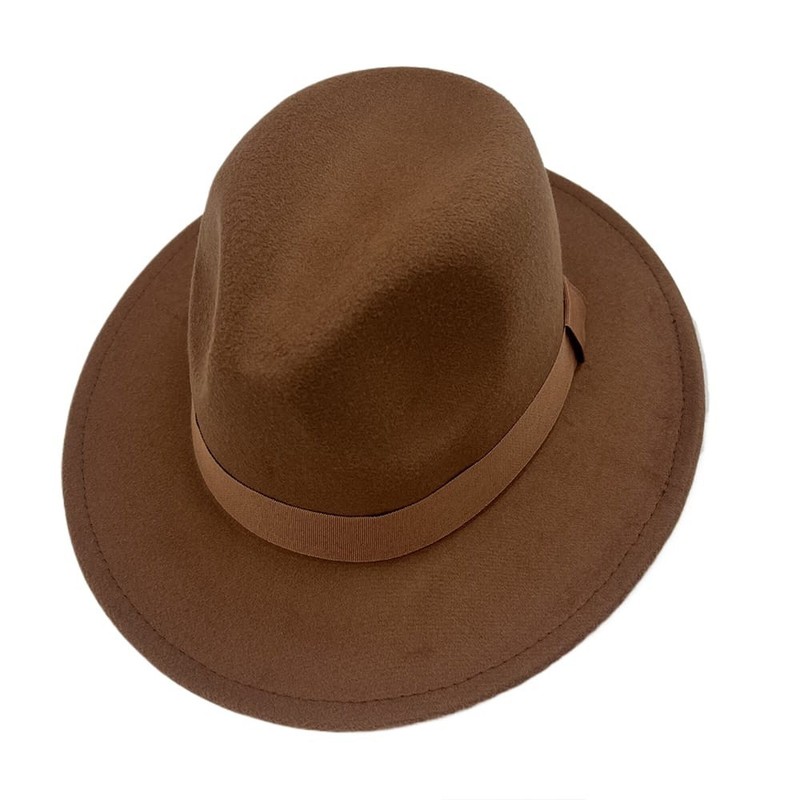 Adult Freddy Brown Fedora Hat Nightmare Halloween Costume Accessory Hat