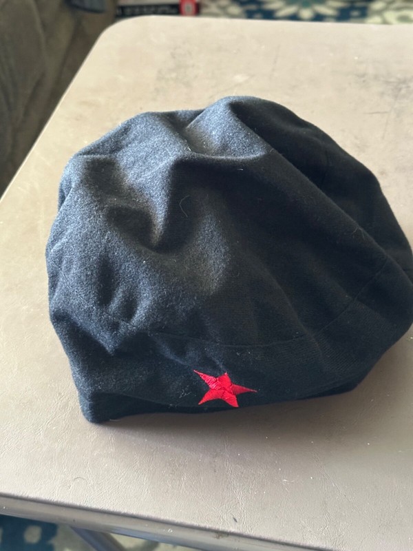 Red Star Beret Black Hat Halloween Costume Che Guevara Cap Russian Soviet Adult gallery
