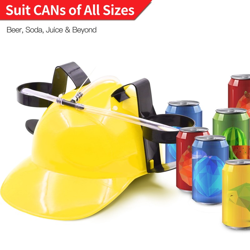 Drinking Helmet - Can Holder Cap Drinker Favor Hat Party Fun Beverage Gadgets gallery