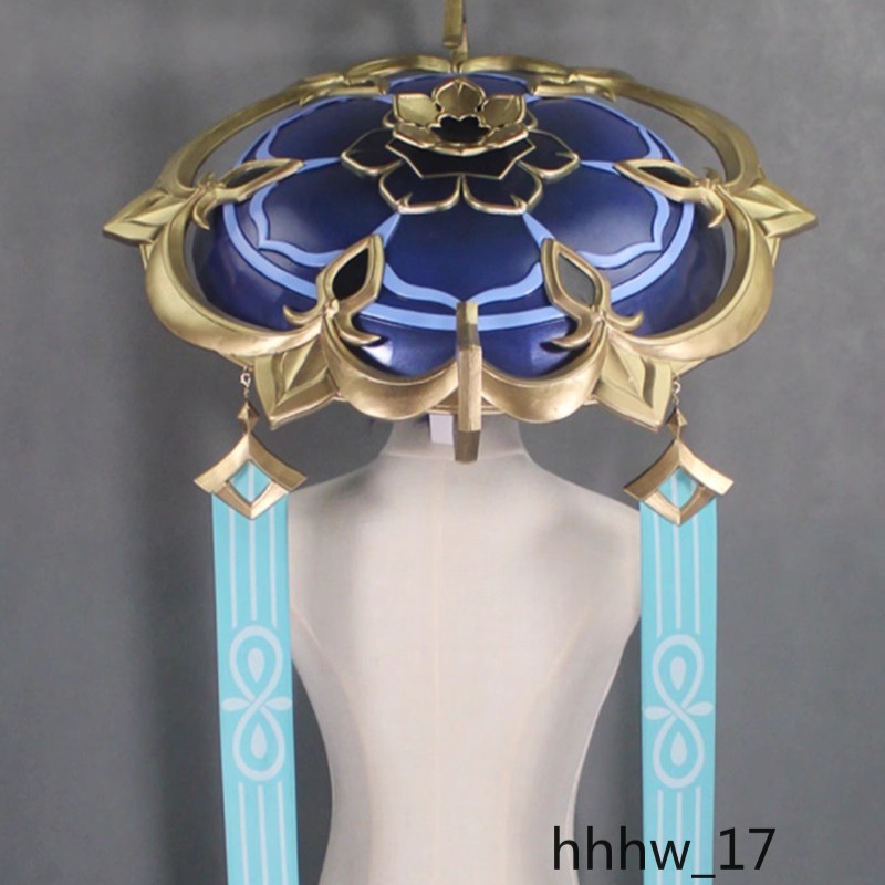 Genshin Impact Scaramouche Cosplay Wanderer Hat Bamboo Weapon Prop Handmade Game gallery
