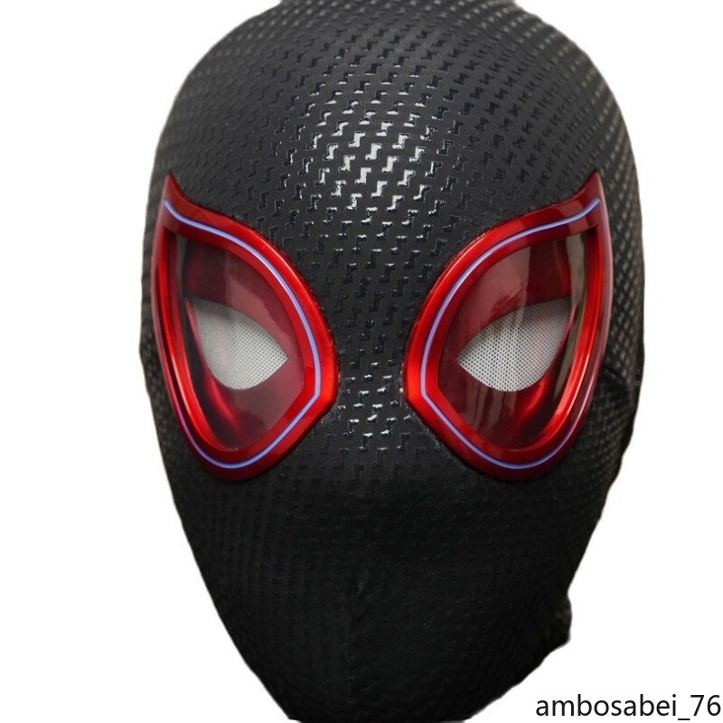 Spiderman Miles AUTO Light-up Eyes Mask Ring Remote Control Wink Gifts US Spot gallery