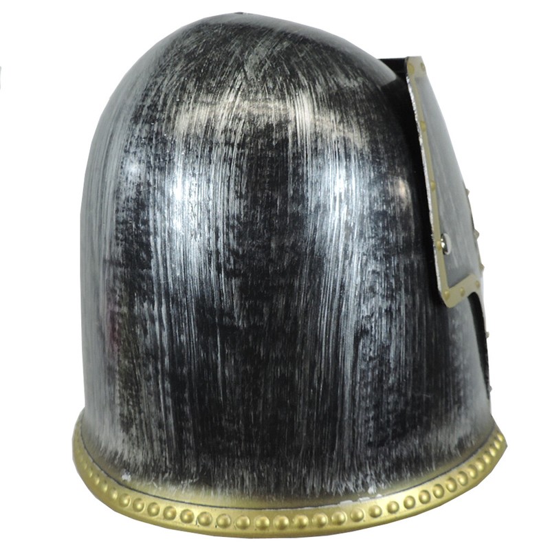 Adult Knight Crusader Templar Costume Helmet w/ Moving Visor gallery