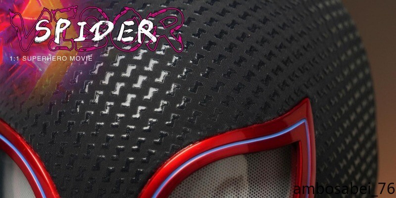 Spiderman Miles AUTO Light-up Eyes Mask Ring Remote Control Wink Gifts US Spot gallery