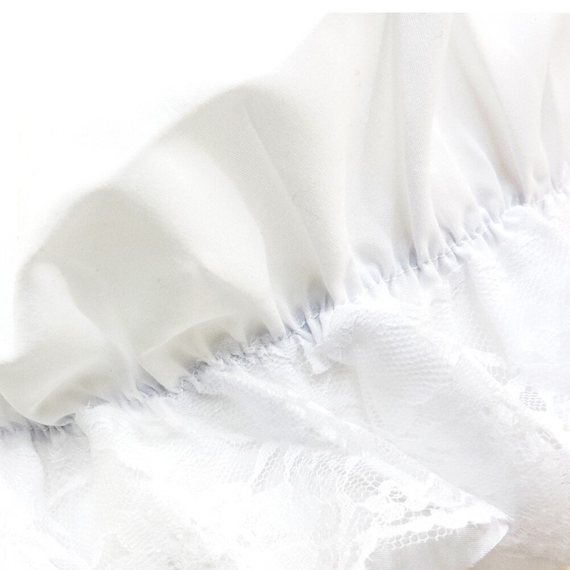 1700'S Style White Colonial Mob Maid Hat Cap Costume Bonnet Lady Wench gallery