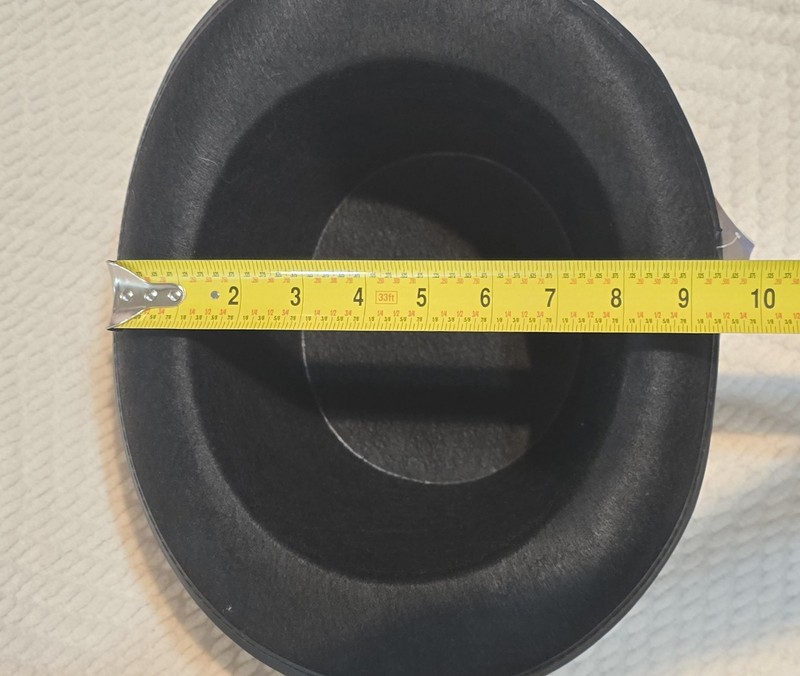 Black Felt Top Hat With Red Satin Band Cosplay Steampunk New Year Costume gallery