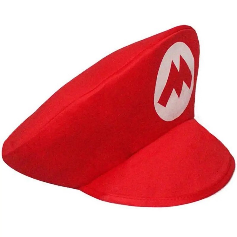 Mario & Luigi Foam Hat Cap and Moustaches Costume Party Cosplay Shows Dress Up gallery