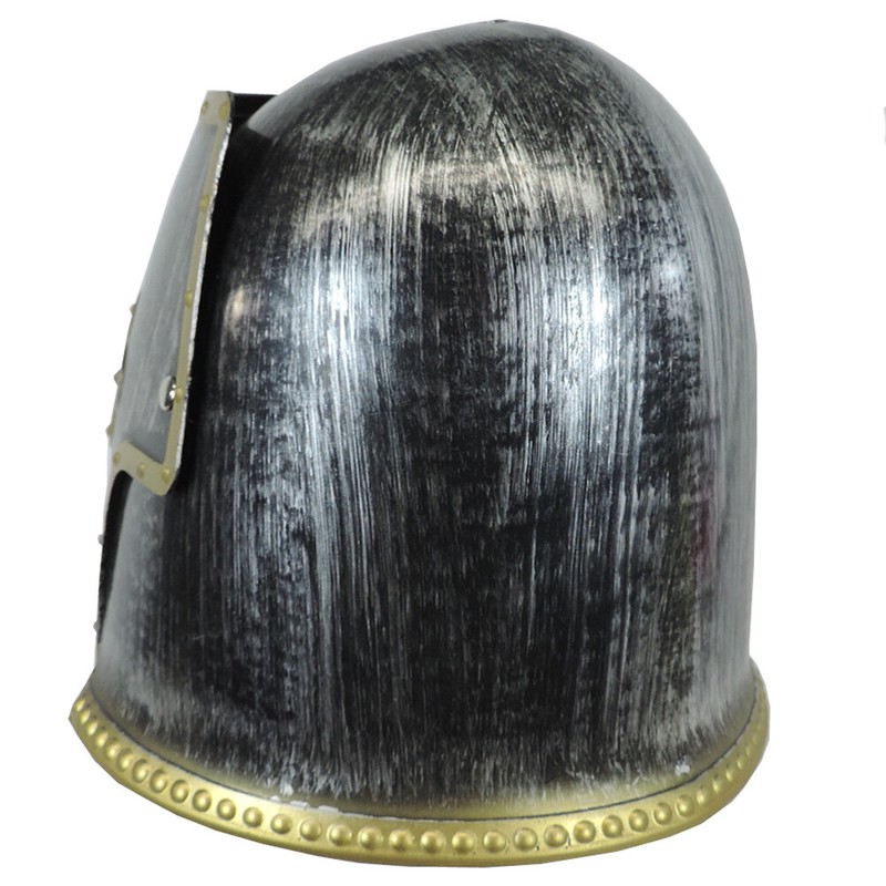 Adult Knight Crusader Templar Costume Helmet w/ Moving Visor gallery