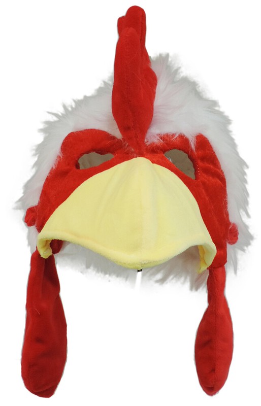 Rooster Chicken Bird Beak Plush Costume Mask Hat gallery