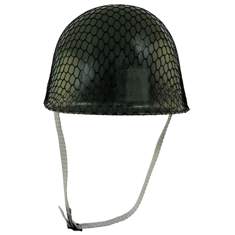 Army Helmet Childs Plastic Green Costume Accessory Hat gallery